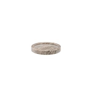 Meraki - Plateau en marbre Ø 12,5 cm, beige