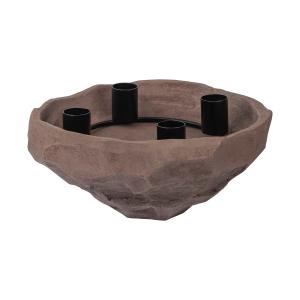 Mette Ditmer - Art Piece Nuki Bougeoir, Ø 23 cm, clay