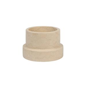 Mette Ditmer - Marble Bougeoir, tall, sand