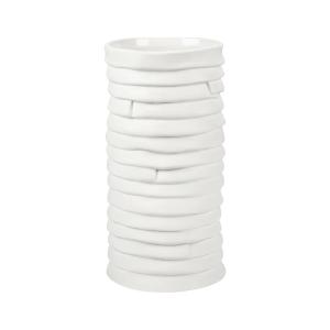 Mette Ditmer - Ribbon Vase, large, blanc cassé