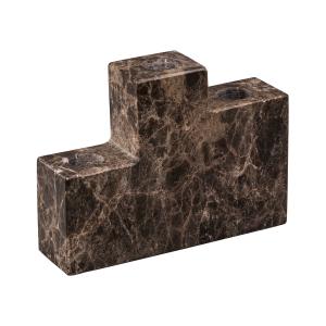 Mette Ditmer - Step bougeoir, trio marbre brun