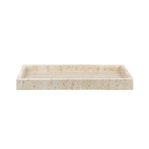 Mette Ditmer - Plateau Travertine, 16 x 31 cm, lin
