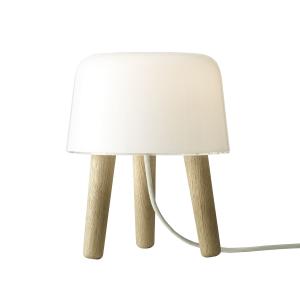 & Tradition - Milk Lampe de table, NA1, naturel / câble bla…