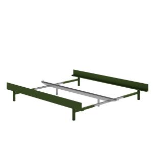 MOEBE - Lit gigogne 90 - 180 x 29 cm, low, pine green