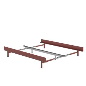 MOEBE - Lit gigogne 90 - 180 x 29 cm, low, dusty rose