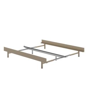 MOEBE - Lit gigogne 90 - 180 x 29 cm, bas, sable