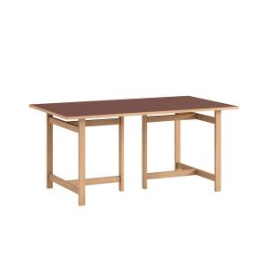 MOEBE - Table de salle à manger, 90 x 160 cm, chêne naturel…