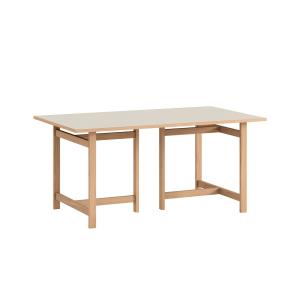 MOEBE - Table de salle à manger, 90 x 160 cm, chêne naturel…