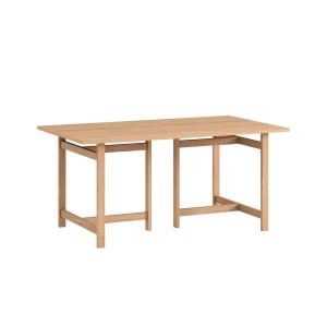 MOEBE - Table de salle à manger, 90 x 160 cm, chêne naturel…