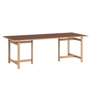 MOEBE - Table de salle à manger, 90 x 220 cm, chêne naturel…