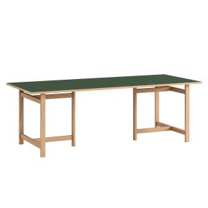 MOEBE - Table de salle à manger, 90 x 220 cm, chêne naturel…