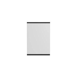 MOEBE - Rectangular Miroir, 30 x 40 cm, noir