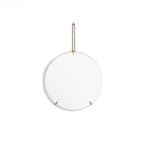 MOEBE - Miroir mural Ø 30 cm, laiton