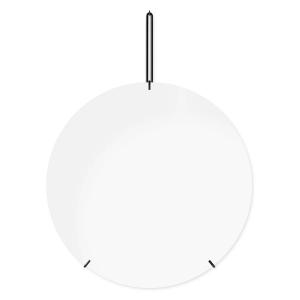MOEBE - Miroir mural Ø 70 cm, noir