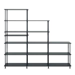 Montana - Système d'étagères libre stepped 542100, noir