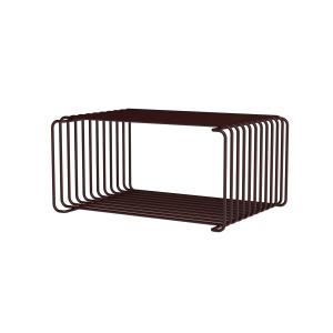 Montana - Panton Wire Étagère mi-hauteur 25,7 cm, noir-roug…