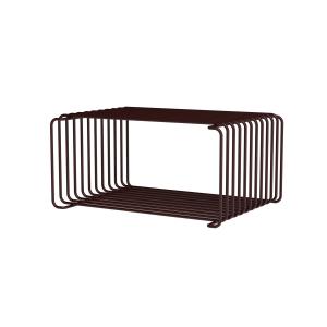 Montana - Panton Wire Étagère mi-hauteur 25,7 cm, noir-roug…