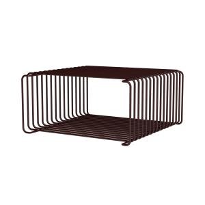 Montana - Panton Wire Étagère demi-hauteur 34,8 cm, noir-ro…