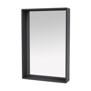 Montana - Shelfie Miroir avec cadre d'étagère, anthracite