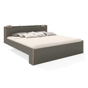 Müller Small Living - Nook Lit double 180 x 200 cm, anthrac…