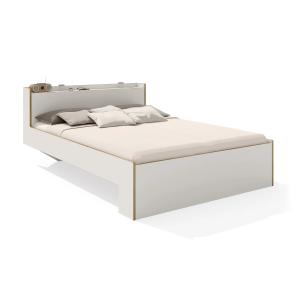 Müller Small Living - Nook Lit double, 140 x 200, CPL blanc
