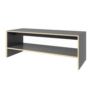 Müller Small Living - Bridge Two Banc avec tablette, anthra…