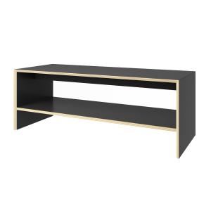 Müller Small Living - Bridge Two Banc avec tablette, noir m…