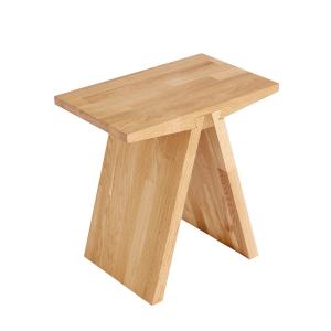 Muubs - Angle Tabouret, 45 x 45 cm, chêne huilé
