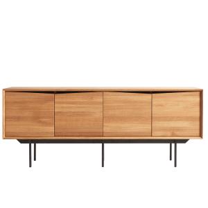 Muubs - Wing Sideboard, avec 4 portes, 185 x 72 cm, chêne l…