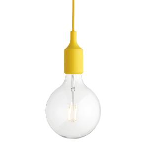 Muuto - Socket E27 Lampe LED suspendue, jaune