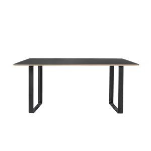 Muuto - 70/70 Table à manger, 170 x 85 cm, noir (linoléum)