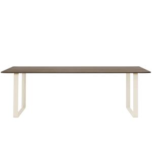 Muuto - 70/70 Table à manger, 225 x 90 cm, chêne fumé / sab…