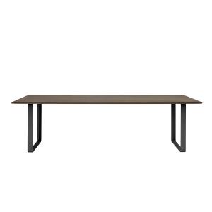 Muuto - 70/70 Table de repas, 255 x 108 cm, chêne fumé / no…