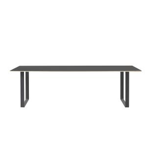 Muuto - 70/70 Table à manger, 255 x 108 cm, noir (linoléum)…