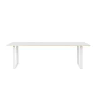 Muuto - 70/70 Table de salle à manger, 255 x 108 cm, blanc…