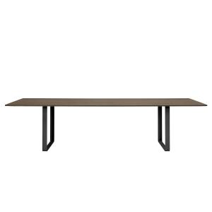 Muuto - 70/70 Table de repas, 295 x 108 cm, chêne fumé / no…