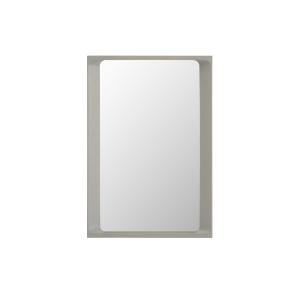 Muuto - Arced Miroir, 80 x 55 cm, gris clair