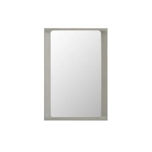 Muuto - Arced Miroir, 80 x 55 cm, gris clair