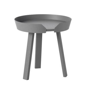 Muuto - Around Table d'appoint, Ø 45 cm, anthracite