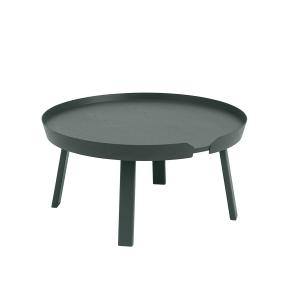 Muuto - Around Table basse, Ø 72 cm, vert foncé