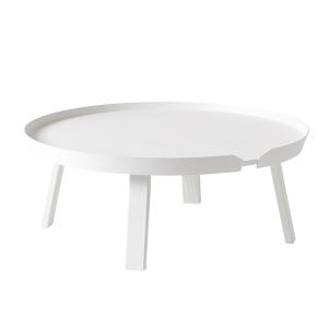 Muuto - Around Table basse Ø 95 cm, blanche