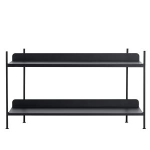 Muuto - Système d’étagères Compile (Configuration 1), noir…