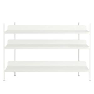Muuto - Système d’étagères Compile (Configuration 2), blanc…