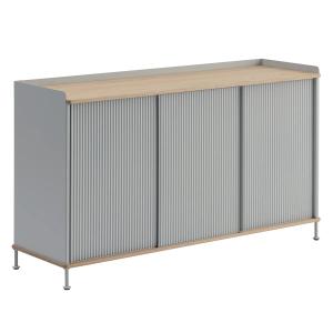 Muuto - Enfold Sideboard , 148 x 85 cm, chêne / gris