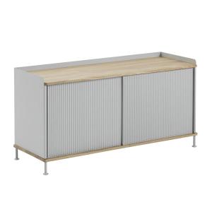Muuto - Enfold Sideboard 125 x 62 cm, chêne / gris