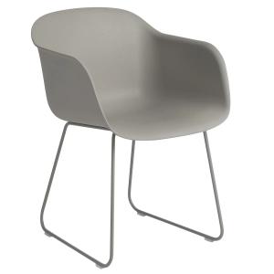 Muuto - Pied de traîneau pour fauteuil en fibre, gris