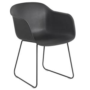 Muuto - Pied de traîneau pour fauteuil en fibre, noir