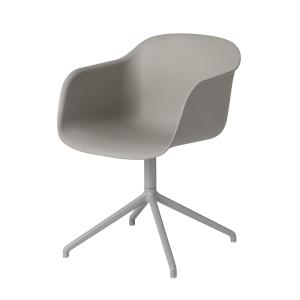 Muuto - Fiber Chair Swivel Base , gris