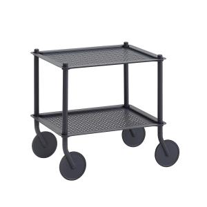 Muuto - Flow Chariot d'appoint, 2 étages, bleu-gris