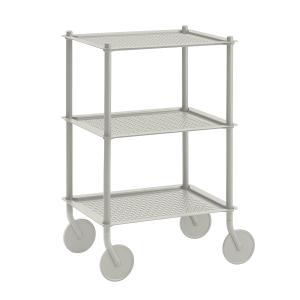 Muuto - Flow Chariot d'appoint, 3 étages, gris